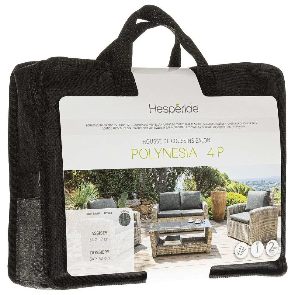 Housse Coussin Polynesia 4 Places Havane