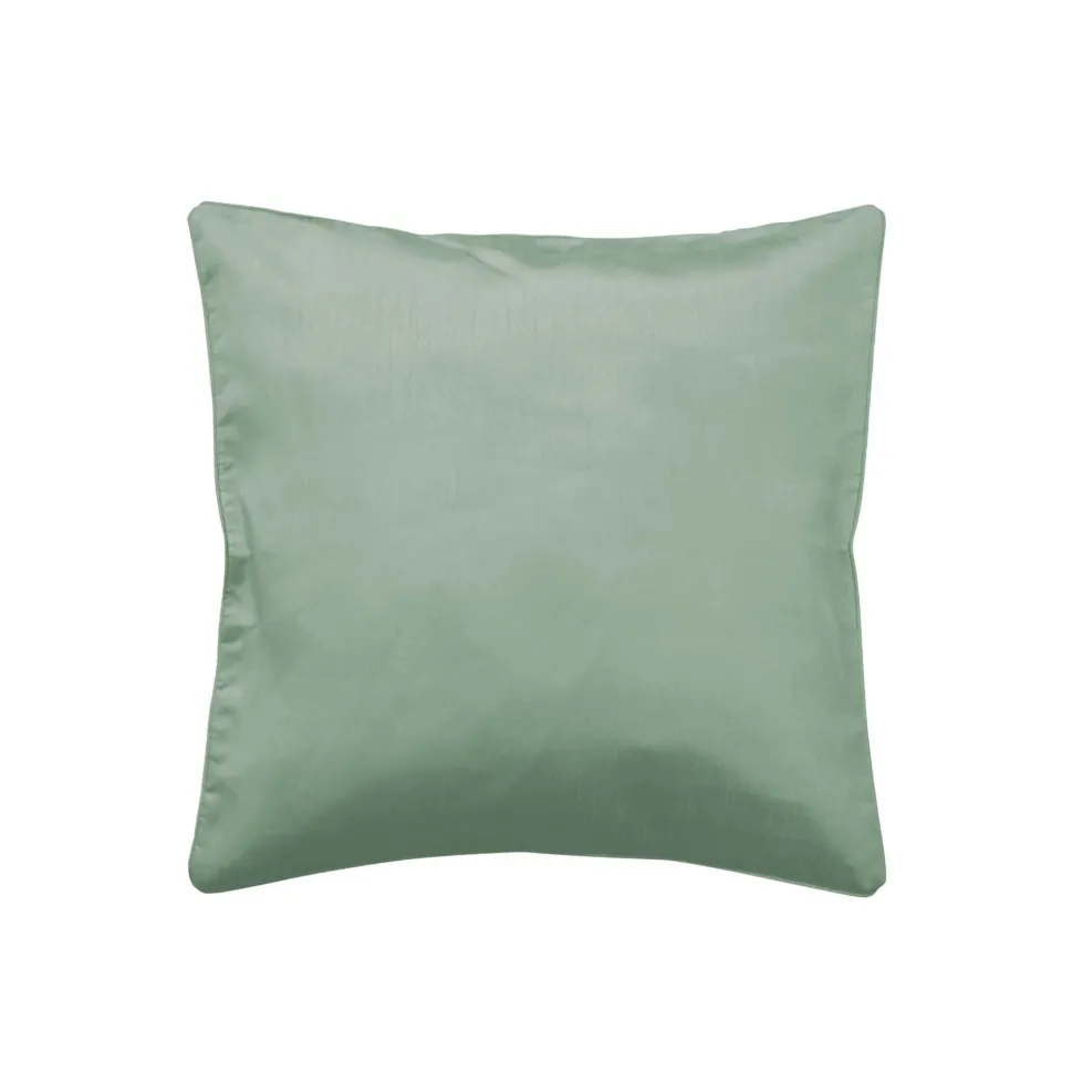 maxibazar Housse Coussin 40X40Cm Uni Shana Sauge
