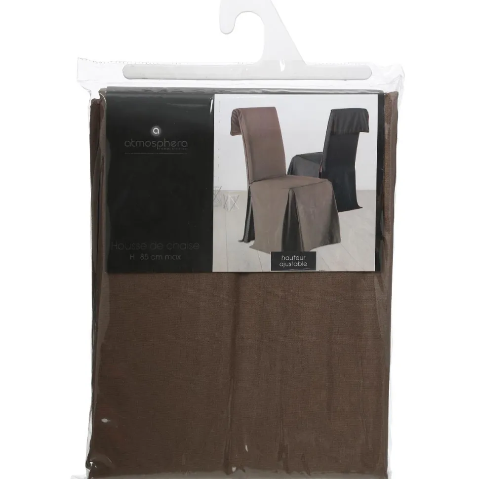 Atmosphera Housse De Chaise Taupe