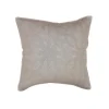 maxibazar Housse De Coussin 40 X 40 Cm Florette Taupe