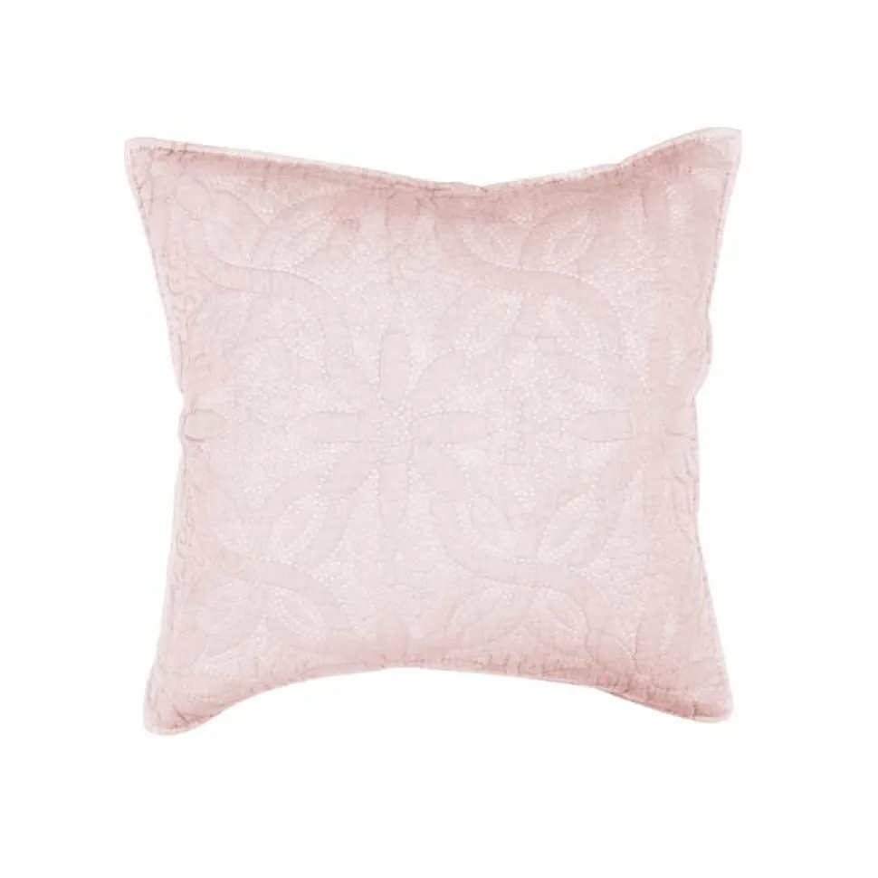 maxibazar Housse De Coussin 40 X 40 Cm Florette Rose