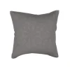 maxibazar Housse De Coussin 40 X 40 Cm Florette Anthracite