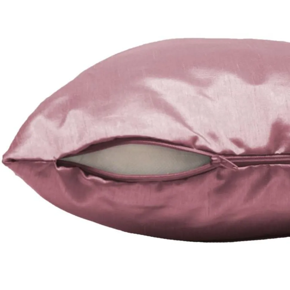 maxibazar Housse De Coussin Encart 40X40Cm Shana Rose