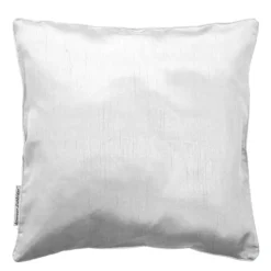 maxibazar Housse De Coussin Encart 40X40Cm Shana Blanc