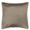 maxibazar Housse De Coussin Encart 40X40Cm Shana Noisette