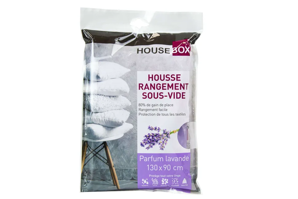 Housse Sous Vide 130X90Cm Lavand