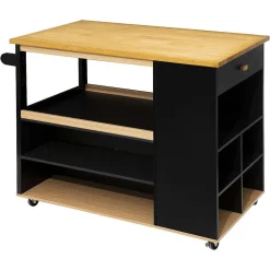 Ilot De Cuisine Bois