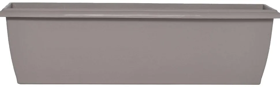 Jardiniere Resine Evo L 59 Cm X 19 5 X H 16 Cm Taupe