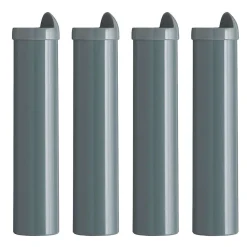 Jeu De 4 Pieds N.4 Metal Gris Pour Cadres H22