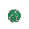 Jouet Balle Noel Vinyle Sonore Vert D.7.5Cm