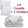 maxibazar Kit Couette 220X240Cm 350G Et 2 Oreillers 60X60Cm