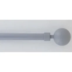 maxibazar Kit Ext 120 210 Cm D19 Embout Basic Gris Mat