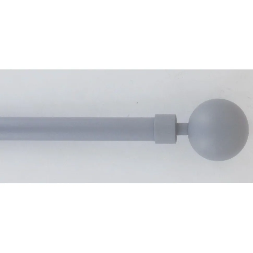 maxibazar Kit Ext 120 210 Cm D19 Embout Basic Gris Mat