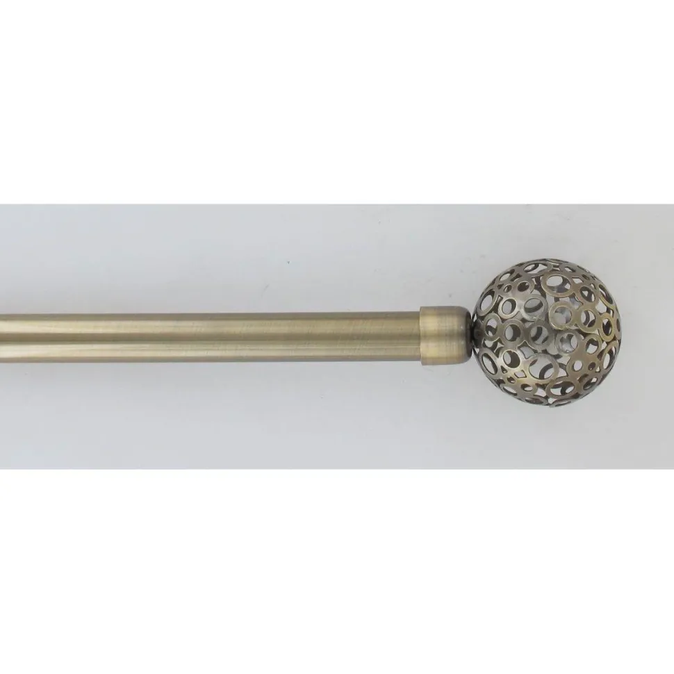 maxibazar Kit Ext 120 210 Cm D19 Embout Boule Perforee Bronze