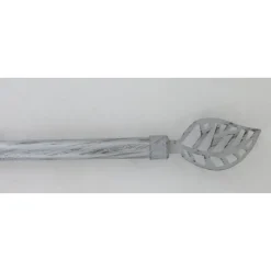 maxibazar Kit Ext 120 210 Cm D19 Embout Fontainebleau Gris Noir