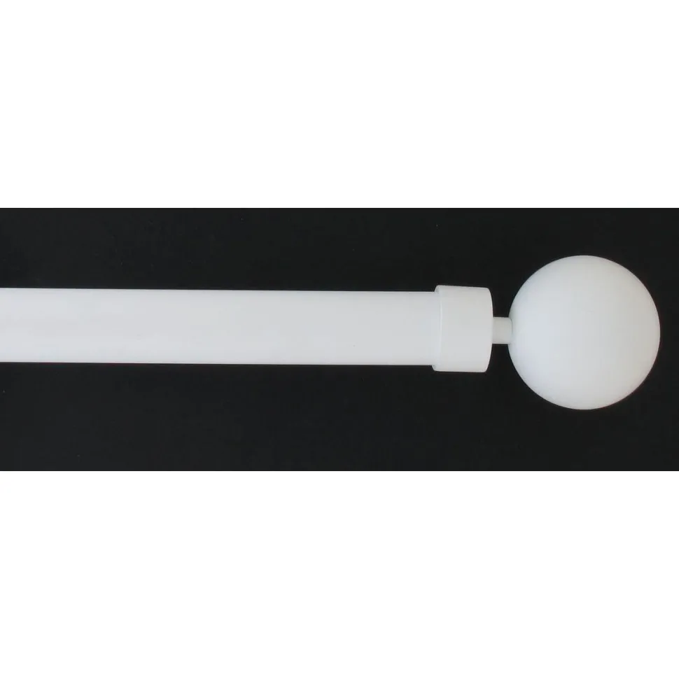 maxibazar Kit Ext 120 210 Cm D28 Embout Gaia Blanc Mat