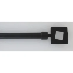 maxibazar Kit Ext 120 210 Cm D19 Embout Studio Noir Mat