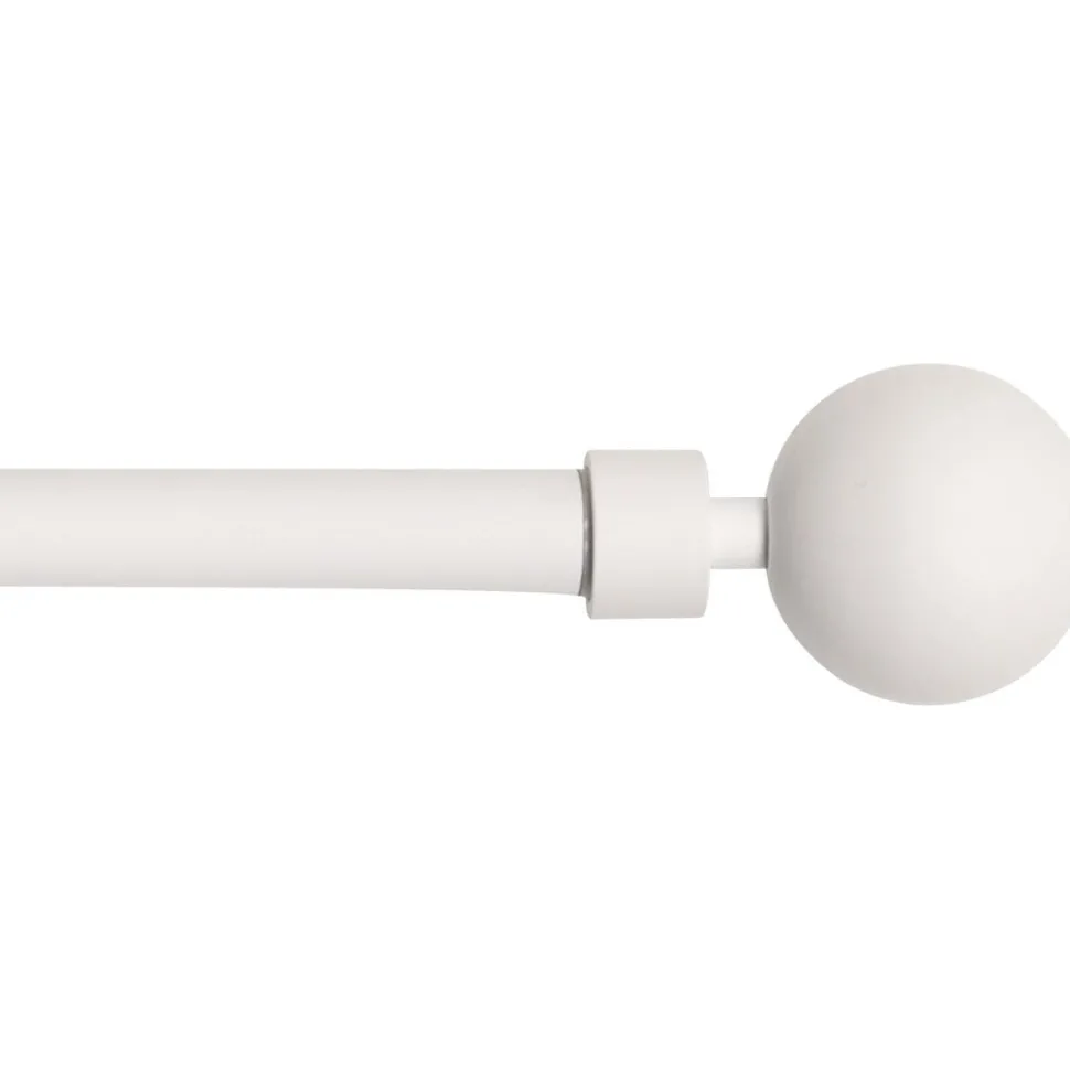 maxibazar Kit Ext D.19Cm Embout Basic Blanc Mat