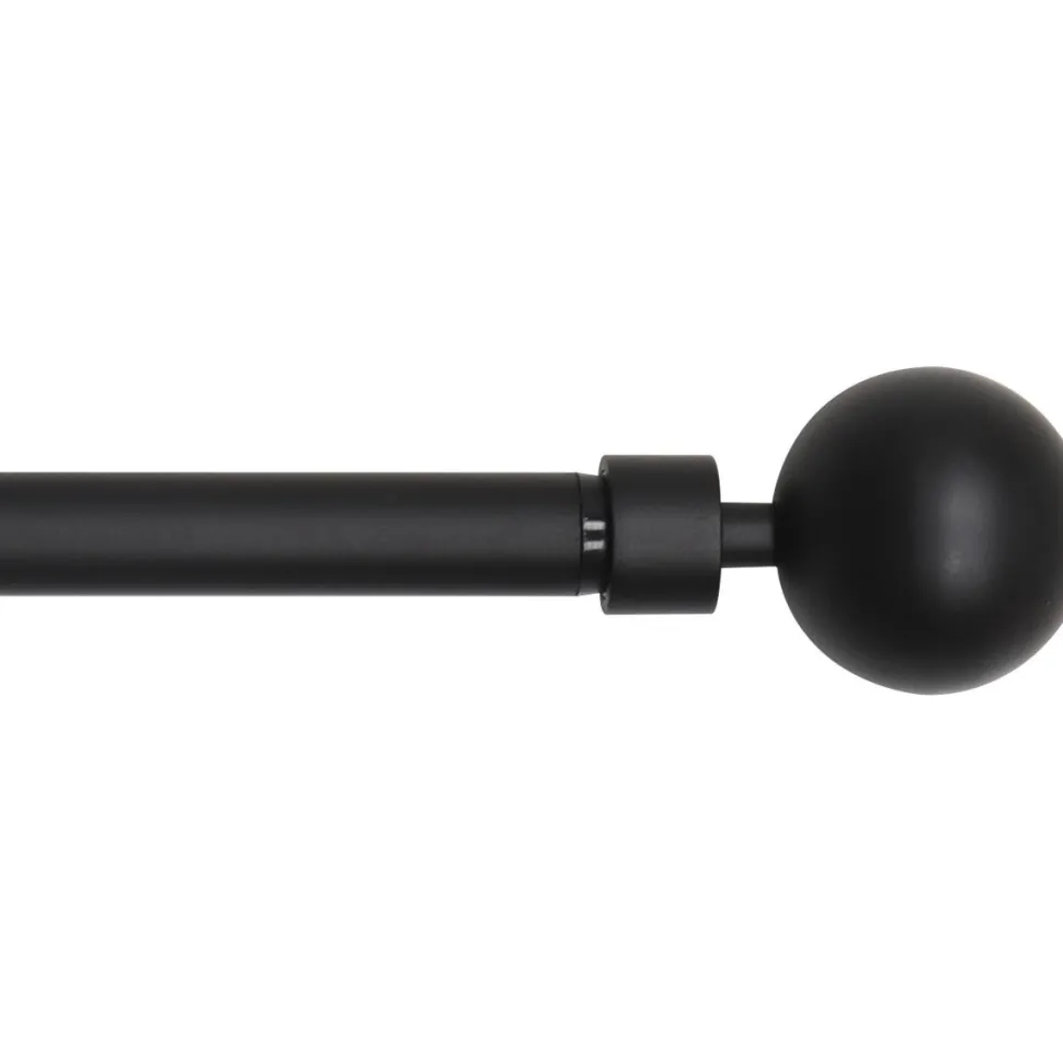 maxibazar Kit Ext D.19Cm Embout Basic Noir Mat