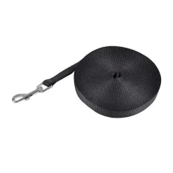 Laisse A Pister Chien 2Cmx9M Noir