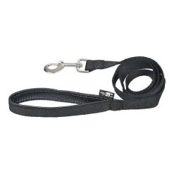 Laisse Essentiel Poignee Confort 120X2.5Cm Noir