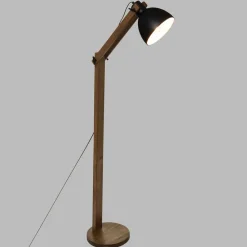 Atmosphera Lampadaire Arc Cuba Noir H.158Cm