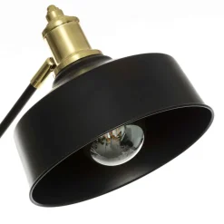 Atmosphera Lampadaire Arc Flower Noir H.155Cm