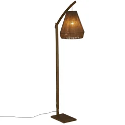 Atmosphera Lampadaire Arc Palm Naturel H.158Cm