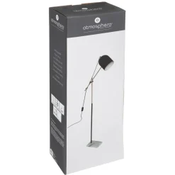 Atmosphera Lampadaire Arc Suite Noir Dore H.135Cm
