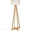 Atmosphera Lampadaire Bambou Papier Moki H.150Cm