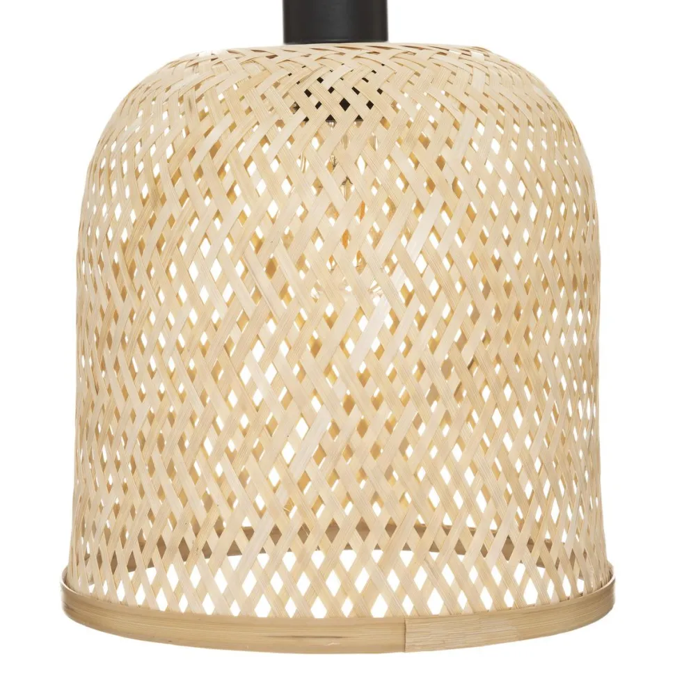 maxibazar Lampadaire Droit Alicante Noir H.159Cm