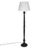 Atmosphera Lampadaire Droit Leo Noir H.156Cm
