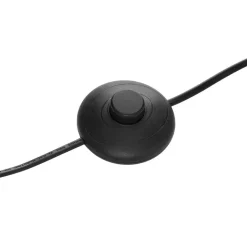 Atmosphera Lampadaire Droit Metal Jule Noir Et Dore H.150Cm