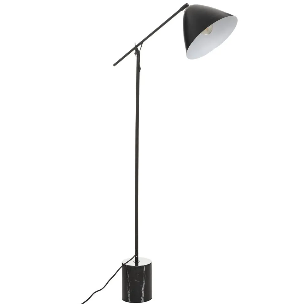 maxibazar Lampadaire Droit Sublima Noir H.145Cm