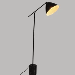 maxibazar Lampadaire Droit Sublima Noir H.145Cm