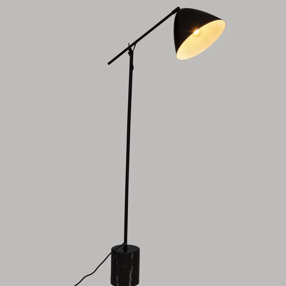 maxibazar Lampadaire Droit Sublima Noir H.145Cm