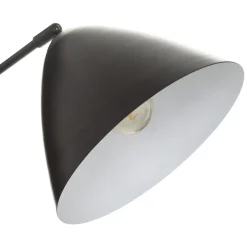 maxibazar Lampadaire Droit Sublima Noir H.145Cm