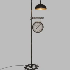 Atmosphera Lampadaire Horloge Perez Ggal H.188Cm