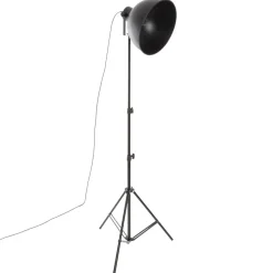 Atmosphera Lampadaire Metal Trepied Basalt H.175Cm