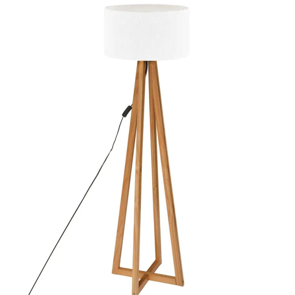 Atmosphera Lampadaire Multi Pieds Molu Blanc H.140Cm