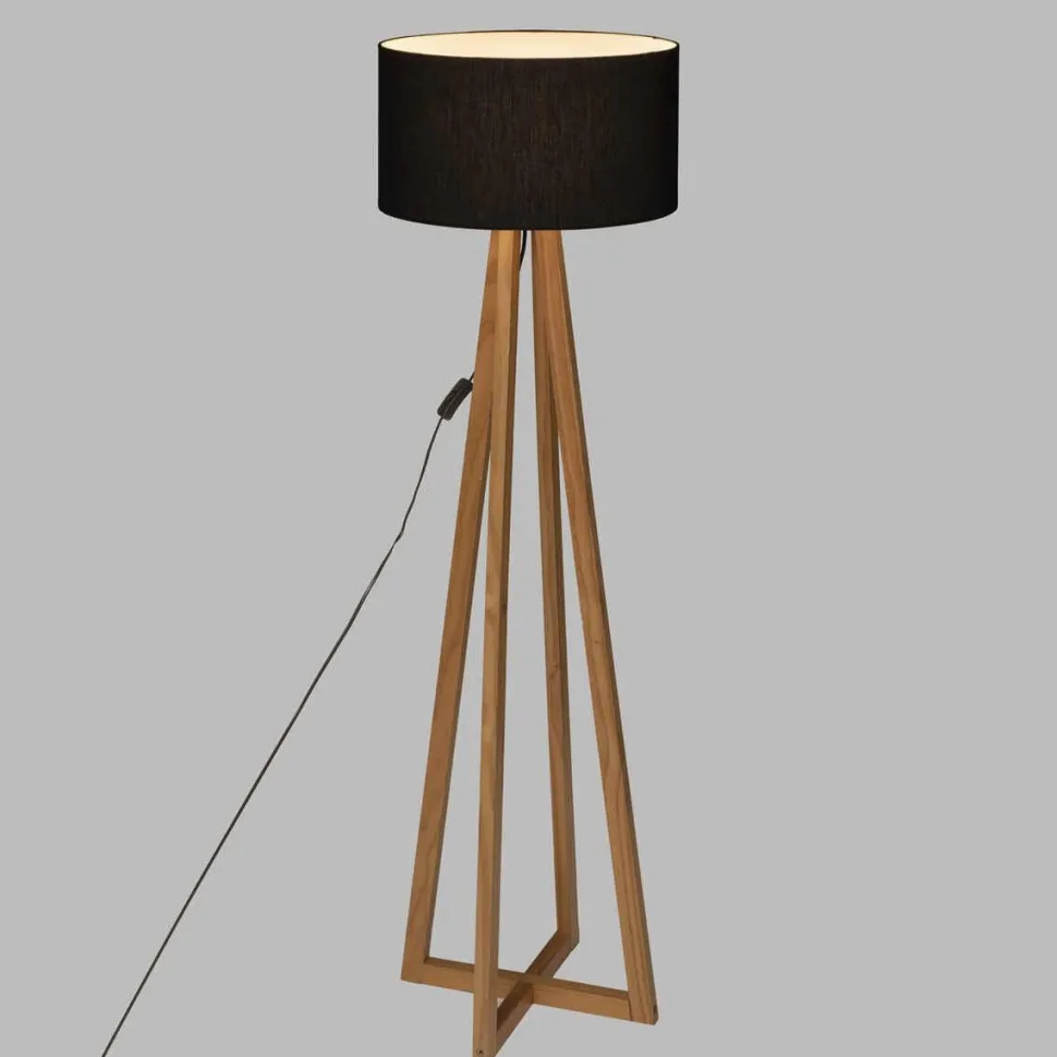 Atmosphera Lampadaire Multi Pieds Molu Noir H.140Cm