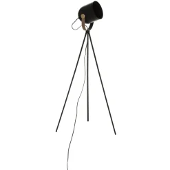 Atmosphera Lampadaire Trepied Bil Noir H.136Cm