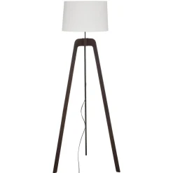 maxibazar Lampadaire Trepied Origines Blanc H.173Cm