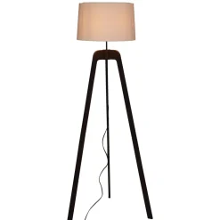 maxibazar Lampadaire Trepied Origines Blanc H.173Cm