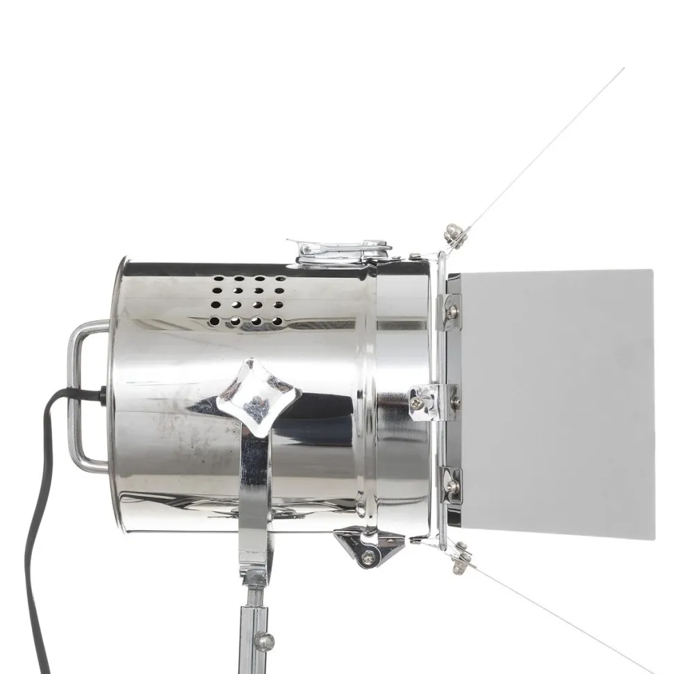 maxibazar Lampadaire Trepied Rio Noir H.138Cm