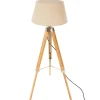 Atmosphera Lampadaire Trepied Runo Bambou H.145Cm