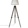 Atmosphera Lampadaire Trepied Runo Lin H.145Cm