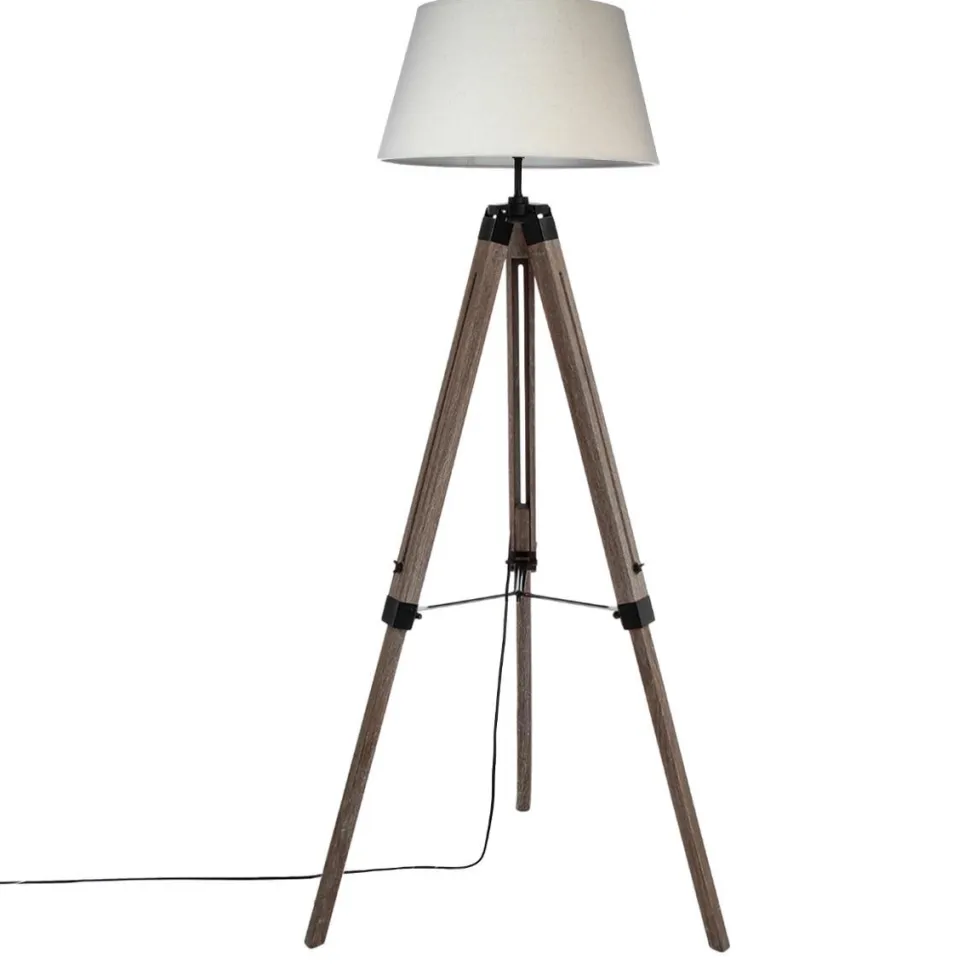 Atmosphera Lampadaire Trepied Runo Lin H.145Cm