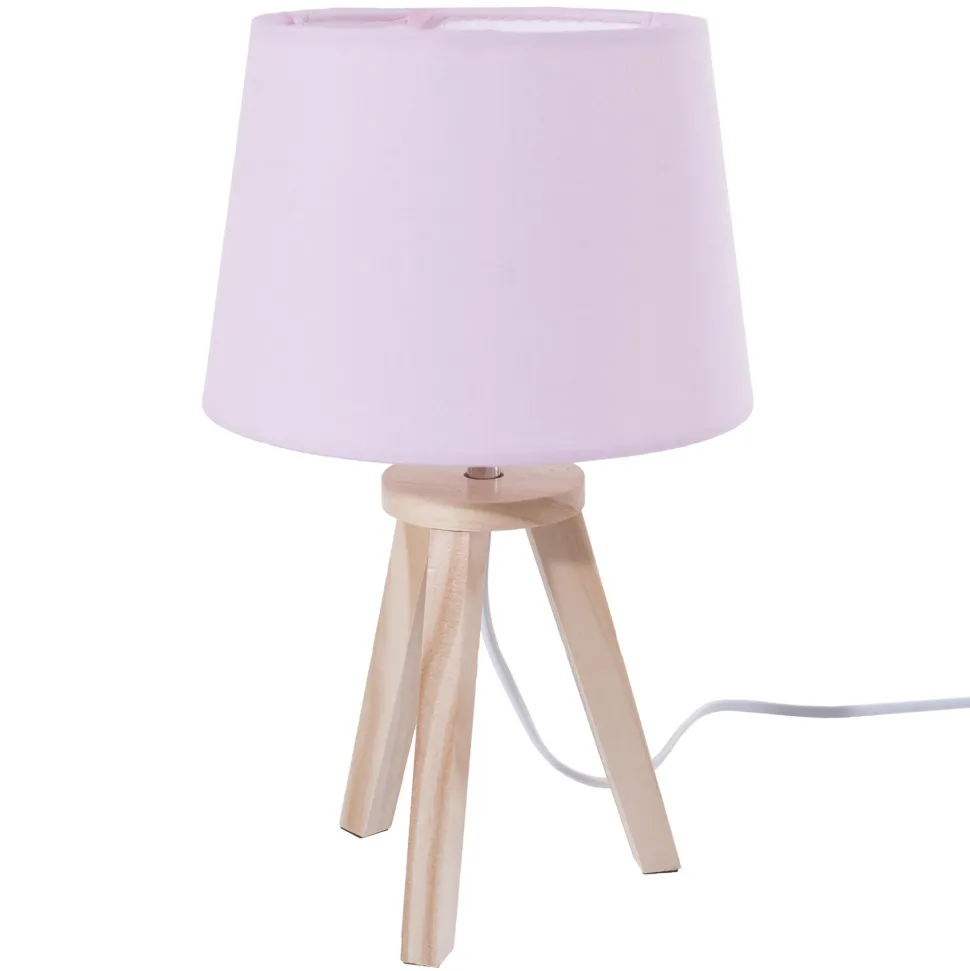 Atmosphera Lampe 3 Pieds Bois Rose