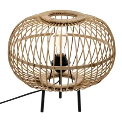 Atmosphera Lampe A Poser Trepied Bambou Eads
